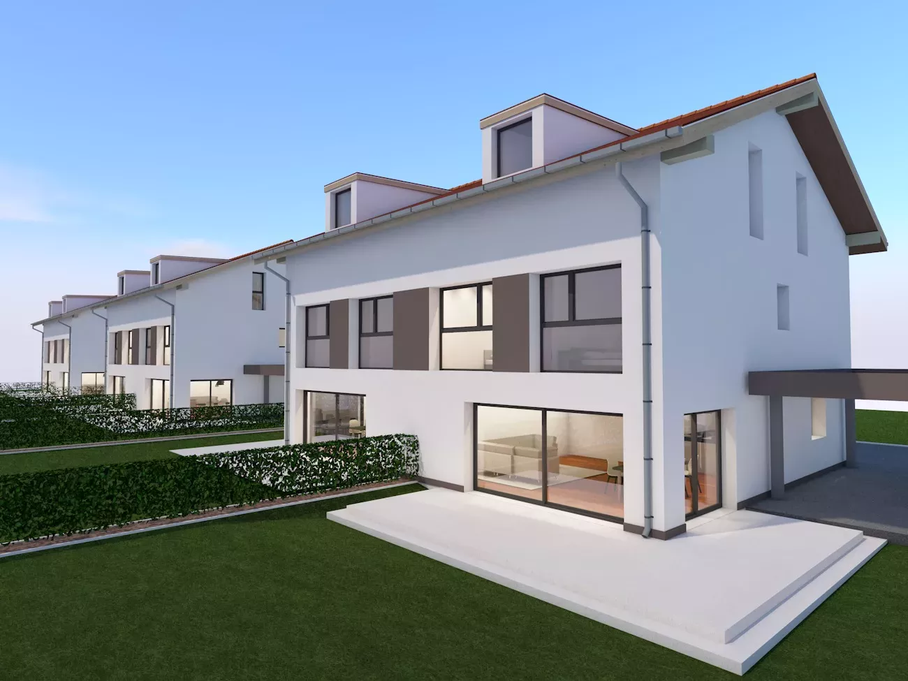 Magnifique villa sur plan de 5,5 pièces située à Chapelle FR (Cheiry).